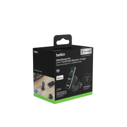 Belkin UltraCharge Pro ładowarka magnetyczna 2w1 Qi2 25W, gr… | PartsPC.pl
