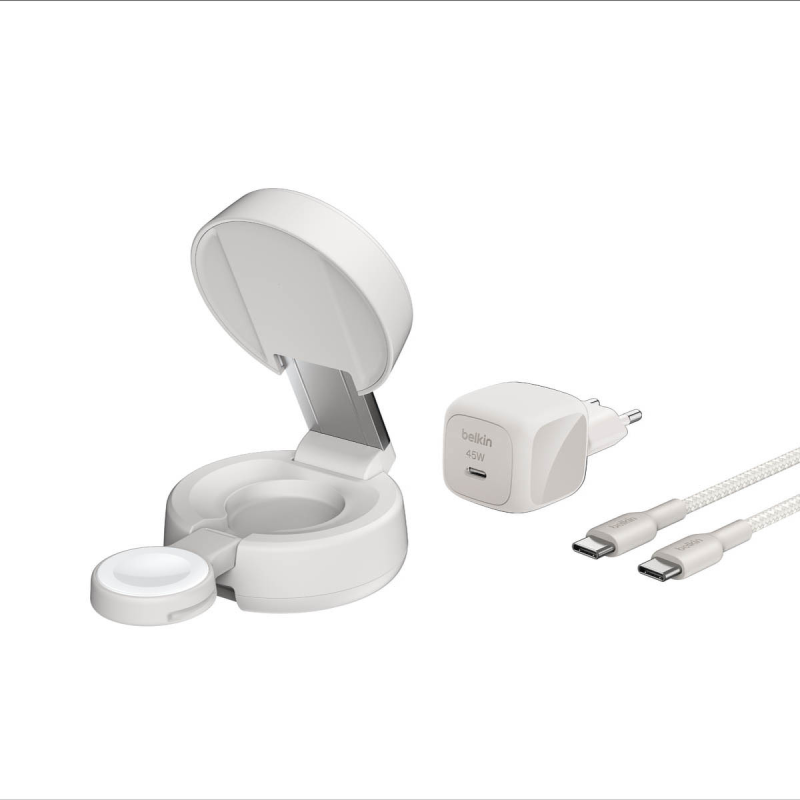 Belkin UltraCharge Pro ładowarka magnetyczna 2w1 Qi2 25W, pi… | PartsPC.pl