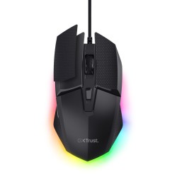 Trust Mysz gamingowa GXT 121 FELOX+ podświetlana czarna | PartsPC.pl