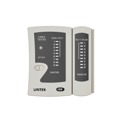 Unitek Tester kabli sieciowych RJ45/RJ11 | PartsPC.pl