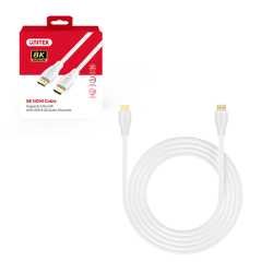 Unitek Kabel HDMI 2.1 8K HDR biały 7m | PartsPC.pl