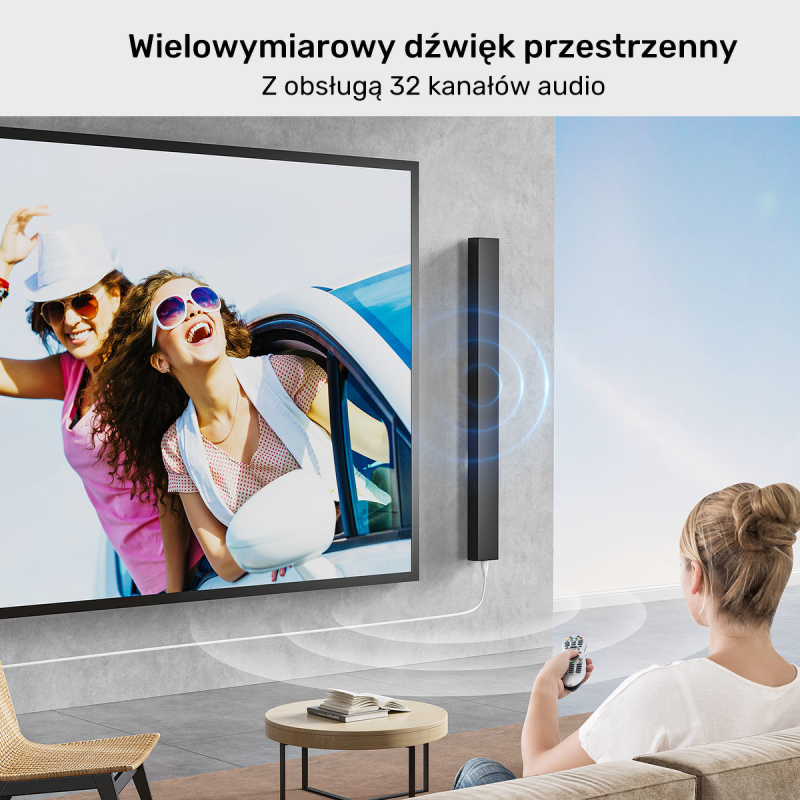 Unitek Kabel HDMI 2.1 8K HDR biały 7,5m | PartsPC.pl
