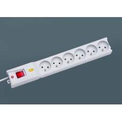 Listwa zasilająca Lestar LX 610 3m szara | PartsPC.pl