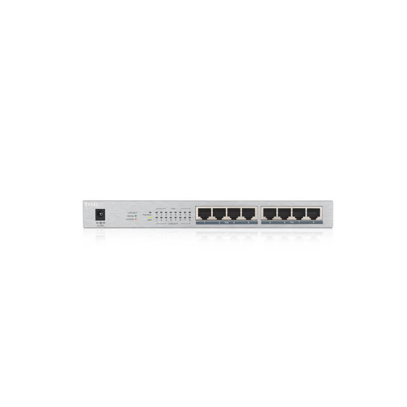Switch niezarządzalny Zyxel GS1008HP 8x10/100/1000 PoE+... | PartsPC.pl