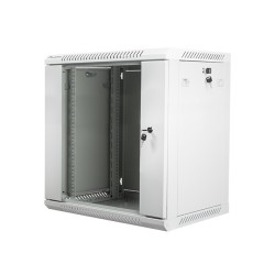Szafa instalacyjna Rack wisząca 19" 12U 600x450 szara... | PartsPC.pl