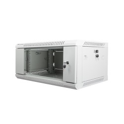 Szafa instalacyjna Rack wisząca 19" 4U 600x450 szara Lanberg… | PartsPC.pl
