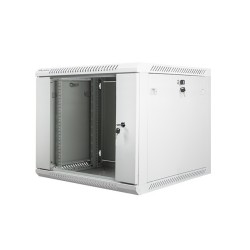 Szafa instalacyjna Rack wisząca 19" 9U 600x600 szara Lanberg… | PartsPC.pl