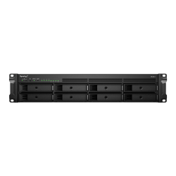 Synology RS1221+ | 8-zatokowy serwer NAS, AMD Ryzen, 4GB RAM, 4x 1GbE RJ-45, RACK 2U