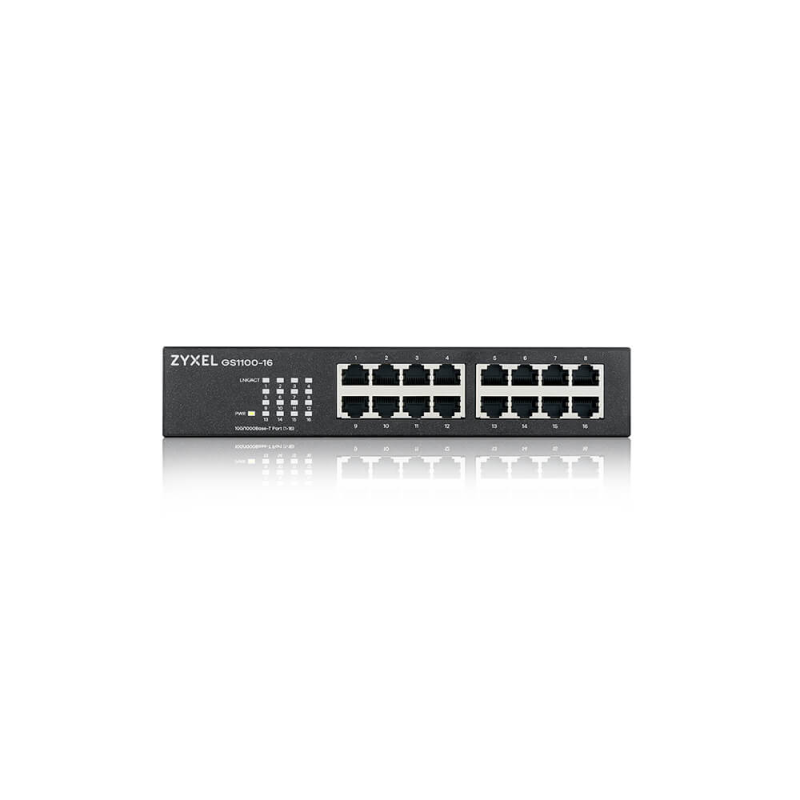 Switch niezarządzalny Zyxel GS1100-16 v3 16x10/100/1000... | PartsPC.pl