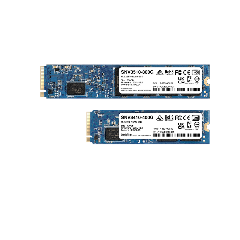 Synology SNV3410-400G | dysk M.2 NVMe SSD o pojemności 400GB (M.2 2280) serii Enterprise
