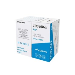 Kabel FTP Lanberg 100Mb/s 305m linka CCA | PartsPC.pl