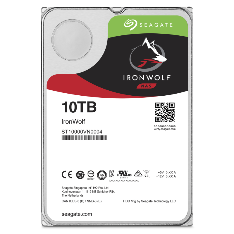 Dysk SEAGATE IronWolf™ ST10000VN000 10TB 3.5" 7200 256MB SAT… | PartsPC.pl