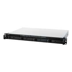 Synology RS422+ | 4-zatokowy serwer NAS, AMD Ryzen, 2GB RAM, 2x 1GbE RJ-45, RACK 1U