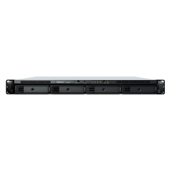 Synology RS822RP+ | 4-zatokowy serwer NAS, AMD Ryzen, 2GB RAM, 4x 1GbE RJ-45, RP, RACK 1U