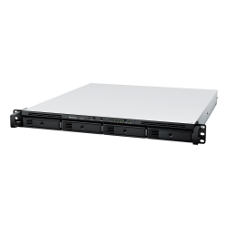 Synology RS822RP+ | 4-zatokowy serwer NAS, AMD Ryzen, 2GB RAM, 4x 1GbE RJ-45, RP, RACK 1U