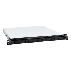 Synology RS822+ | 4-zatokowy serwer NAS, AMD Ryzen, 2GB RAM, 4x 1GbE RJ-45, RACK 1U