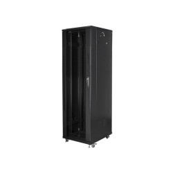 Szafa instalacyjna Rack stojąca 19" 42U 600x800 czarna Lanbe… | PartsPC.pl
