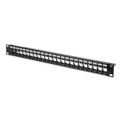 Patch panel pusty DIGITUS 19" 24 port 1U do modułów keystone… | PartsPC.pl