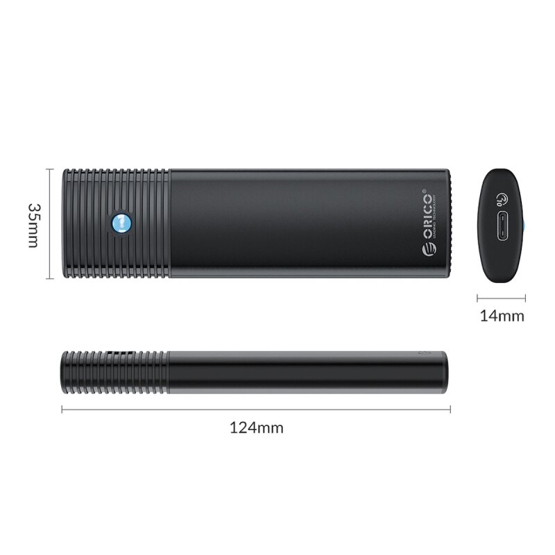 Orico Obudowa dysku M.2 NVMe USB-C 10 Gbps czarna