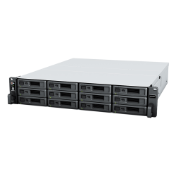 Synology RS2423RP+ | 12-zatokowy serwer NAS, AMD Ryzen, 8GB RAM, 2x 1GbE, 1x 10GbE RJ-45, RP RACK 2U