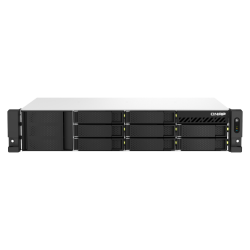 QNAP TS-864eU-RP-8G | 8-zatokowy płytki serwer NAS, Intel Celeron, 8GB RAM, 2x 2,5GbE RJ-45, RP RACK