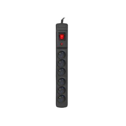 Listwa zasilająca Armac Multi M6 10m 6 gniazd czarna | PartsPC.pl