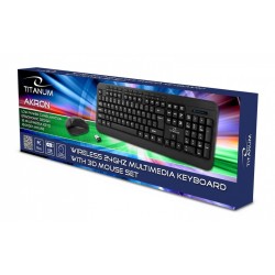 Zestaw bezprzewodowy klawiatura z myszką Titanum TK109 2.4GH… | PartsPC.pl