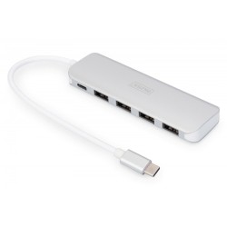 Hub USB DIGITUS 4-portowy USB 3.0 SuperSpeed z Typ C PD 3.0 … | PartsPC.pl