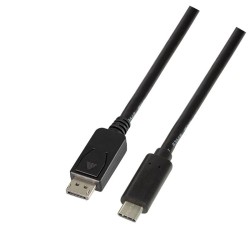 Kabel adapter LogiLink UA0335 USB-C - DisplyPort 1.2, czarny… | PartsPC.pl
