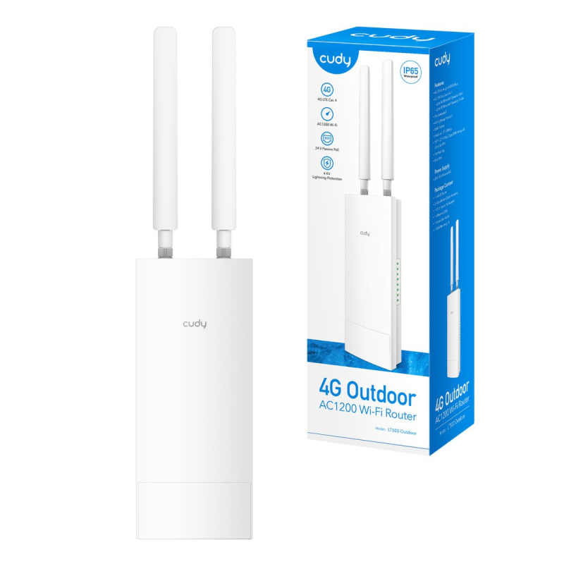 CUDY LT500 Outdoor_EU | router na karte SIM, Wi-Fi 5, 4G LTE, MESH, zewnętrzny