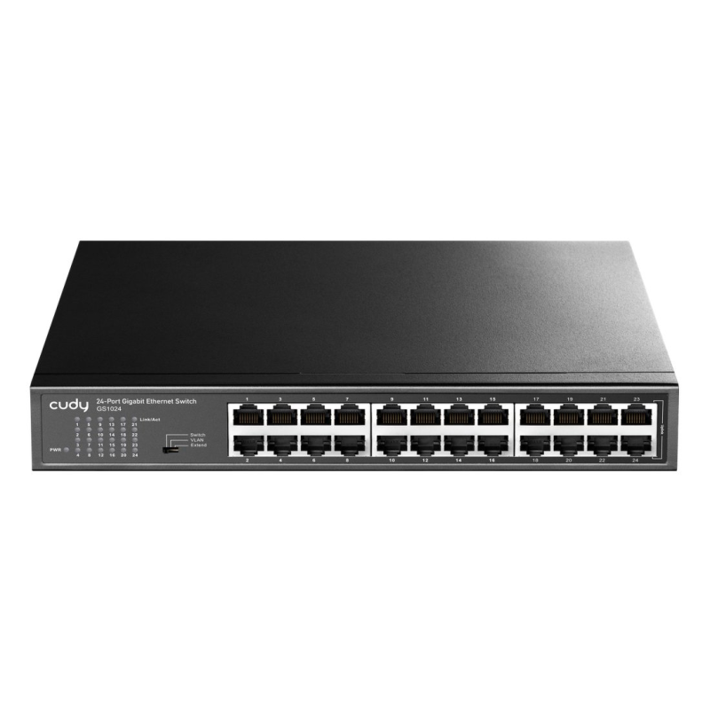 CUDY GS1024 | przełącznik sieciowy, 24-portowy, Gigabit, Metalowa obudowa