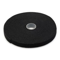 Taśma rzepowa DIGITUS 10m/15mm (rolka) czarna | PartsPC.pl