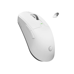 Rampage Zenith Pro mysz bezprzewodowa 26000 DPI biała + odbiornik 4 KHz PAW3395 BT 5.2