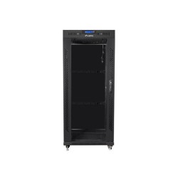 Szafa instalacyjna Rack stojąca 19" 27U 600x600 czarna drzwi… | PartsPC.pl