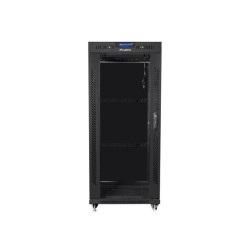 Szafa instalacyjna Rack stojąca 19" 27U 600x800 czarna drzwi… | PartsPC.pl