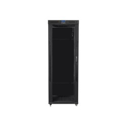 Szafa instalacyjna Rack stojąca 19" 42U 800x800 czarna drzwi… | PartsPC.pl