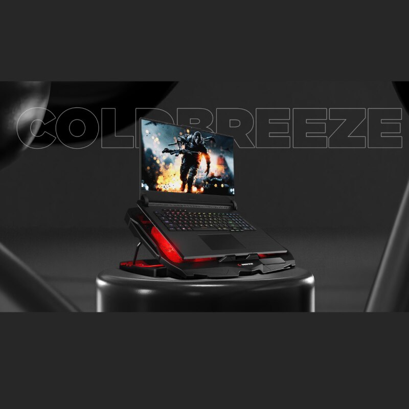 Rampage AD-RC4 Podstawka chłodząca pod laptop 12,1-15,6" reg… | PartsPC.pl