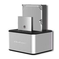 Stacja dokująca Qoltec dysków 2x HDD/SSD | 2.5" / 3.5" SATA | USB 3.0 |