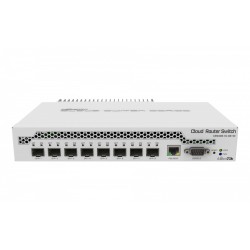 Switch zarządzalny MikroTik CRS309-1G-8S+IN 1x1GbE 8x10GbE SFP+ RS232 PoE