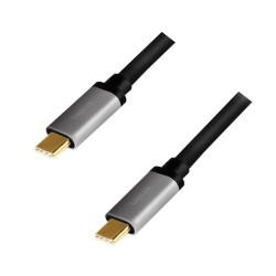 Kabel USB 2.0 LogiLink CUA0106 USB-C - USB-C, M/M, 4K, E-mark, PD, 1,5m