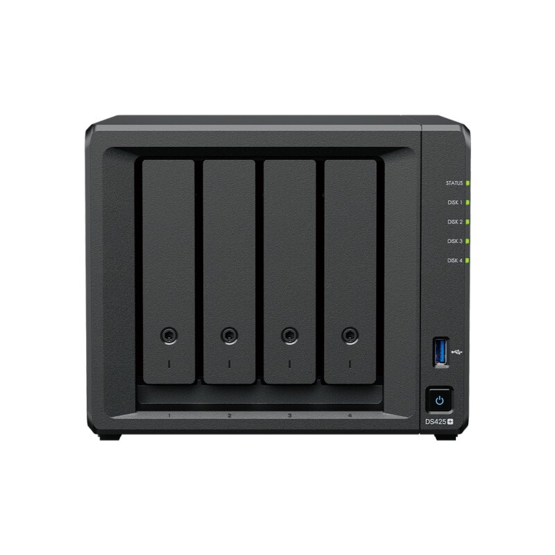 Synology DS425+ | 4-zatokowy serwer NAS, Intel Celeron, 2GB … | PartsPC.pl