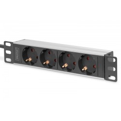 Listwa zasilająca DIGITUS do szaf 10" RACK 4xSchuko, 2m 1xSc… | PartsPC.pl