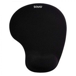 Podkładka pod mysz SAVIO MP-01B żelowa, czarna | PartsPC.pl