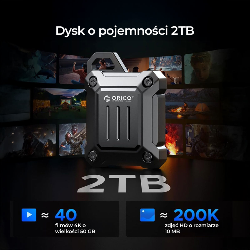 Orico Obudowa na dysk M.2 NVMe 2230, USB-C 10 Gbps, wzmocnio… | PartsPC.pl