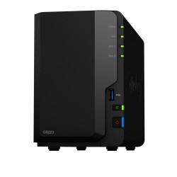 Synology DS223 | 2-zatokowy serwer NAS, ARM, 2GB RAM, 1GbE RJ-45, Tower