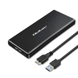 Obudowa/kieszeń Qoltec do dysków SSD M.2 SATA | NGFF | USB 3.0