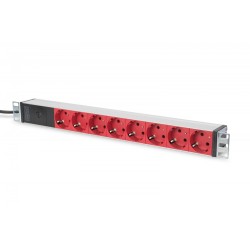 Listwa zasilająca DIGITUS PDU 19" RACK 8xSchuko kabel 2m 1xC… | PartsPC.pl