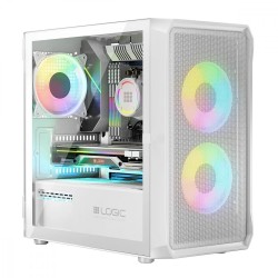 Obudowa LOGIC PORTOS ARGB Mini USB 3.0 White | PartsPC.pl