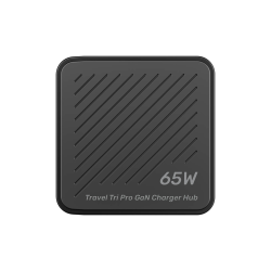 GaN 3-w-1 65W, wspiera 4K@60Hz (USB-A/HDMI/USB-C) | PartsPC.pl