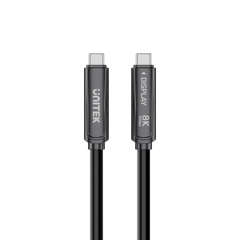 Kable optyczne USB-C (10Gbps, PD60W, 8K@30Hz) 5m | PartsPC.pl